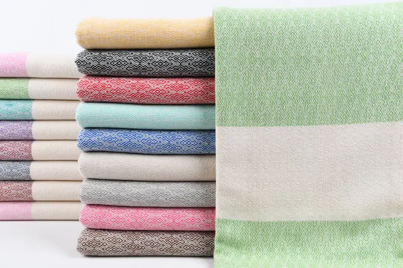 Custom Wedding Gift, 68x36 Cotton Diamond Towel, Extra large Turkish bath towel, Quick-dry peshtemal, Welcome Wedding Gift, Custom Beach Towel - 1