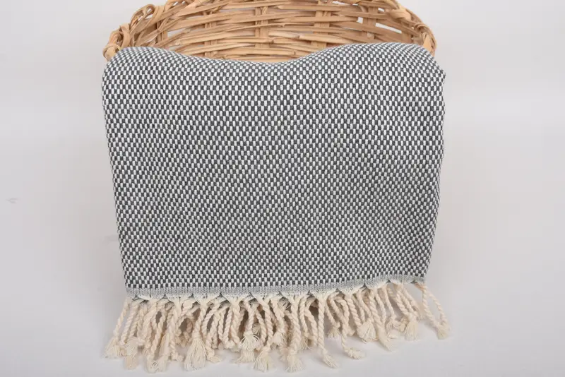 Custom Wedding Gift, Luxury Beach Towel, Gift For Her, Girl Trip Party Favor, Lightweight Turkish towel, Gift For Mom, 70x40 Cotton Polka Dot Towel - 5