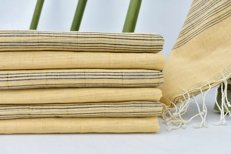 Quick-Dry Beach Towel, Bridesmaid Gifts, 70x40 Cotton Striped Towel, Bachelorette Party Gifts, Halloween Gifts, Absorbent Turkish towel, Scarf Towel - 2