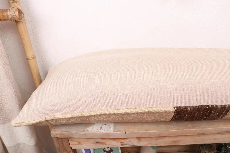 Vintage Kilim Pillow Cushion, 12x36 White Pillow Case, Home Decor Pillow, Pillow, Ottoman Cushion, Antique Pillows, Pillow for Sofa - 7