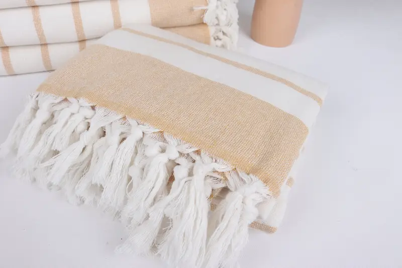 Turkish Towel USA, Monogram Towels, 68x39 Cotton Striped Towel, Bachelorette Party Gifts Bridesmaids, Boyfriend Christmas Gift, Turkish beach towel - 5