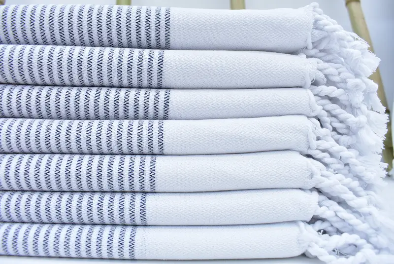 Bachelor Gifts, Valentine Day Gift For Her, Gifts For Him, Wedding Gift, 40x18 Cotton Striped Towel, Wedding Favors, Small Bath Towels, Summer Gift - 1