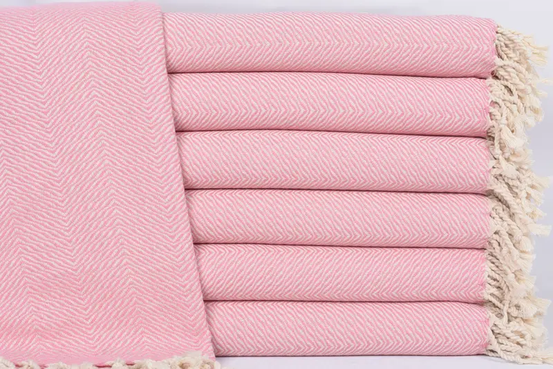 Personalized Turkish bath towel for home decor, Handmade Gift, Organic towel, Bachelorette Gifts, 70x40 Cotton Chevron Towel, Hammam towel - 1