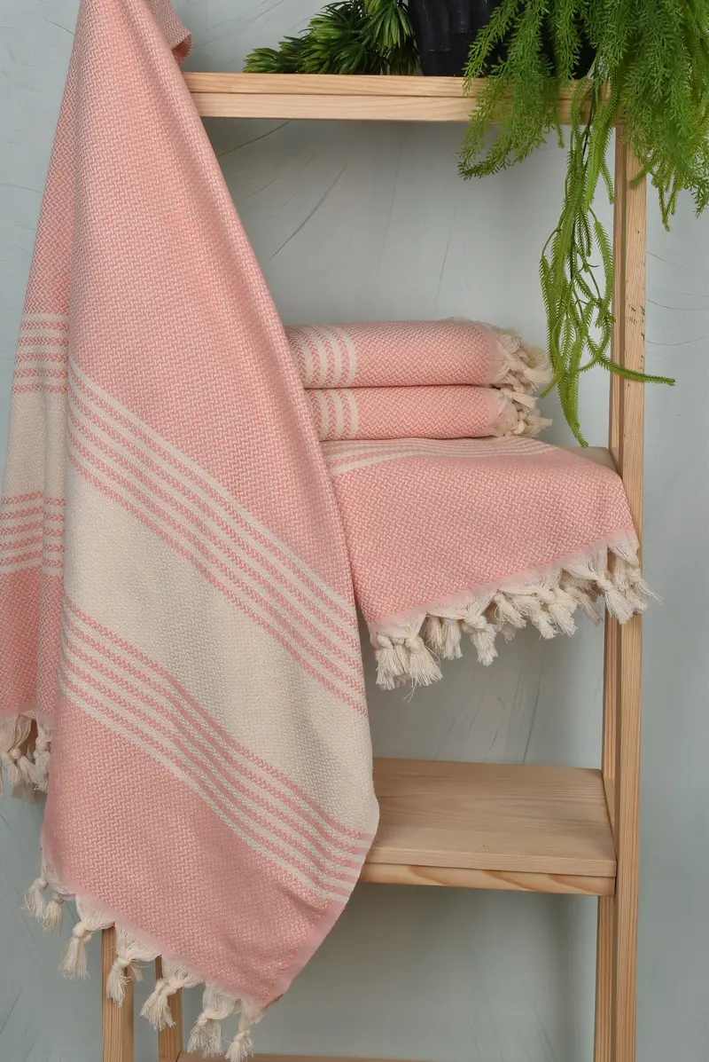 Bachelorette Party Gift, Bridal Shower Gifts, Personalized Home Gift Wedding, Personalized Gifts, 70x40 Cotton Striped Towel, Quick-dry towel - 6