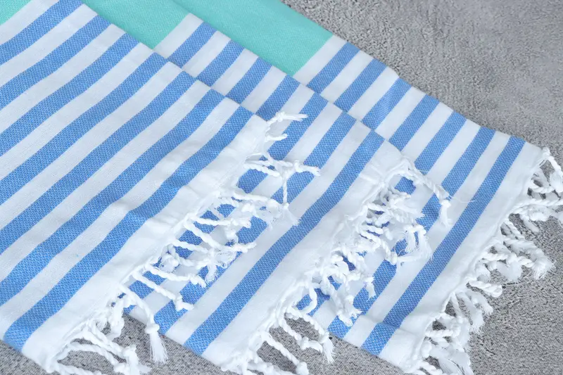Organic Turkish towel, Absorbent Turkish towel, Customized Turkish Towel, 70x40 Cotton Striped Towel, Bridesmaid Proposal Gift, Soft towel - 5