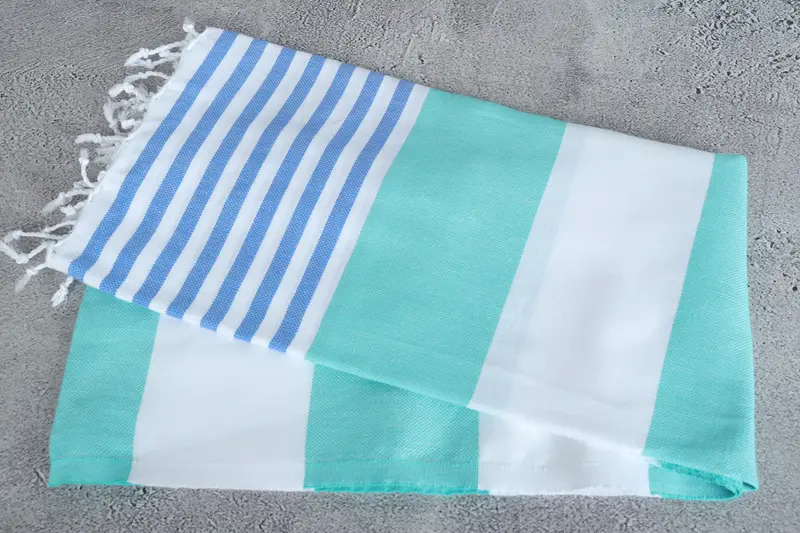 Organic Turkish towel, Absorbent Turkish towel, Customized Turkish Towel, 70x40 Cotton Striped Towel, Bridesmaid Proposal Gift, Soft towel - 6