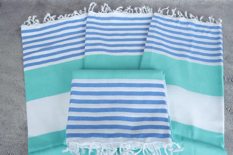 Organic Turkish towel, Absorbent Turkish towel, Customized Turkish Towel, 70x40 Cotton Striped Towel, Bridesmaid Proposal Gift, Soft towel - 4