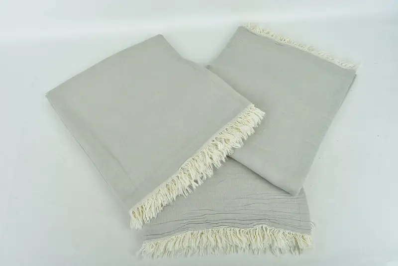 Woven Throw Blanket, Bachelorette Gifts, 70x60 Cotton Solid Towel, Christmas Gift, Tablecloth, Halloween Blanket, Turkish Beach Blanket - 6