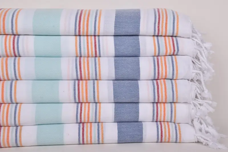 Personalized Turkish Towel, Valentines Gift, 76x38 Cotton Striped Towel, Beach Towel Gift, Quick-Dry Beach Towel, Luxury Turkish Bath Towel - 2