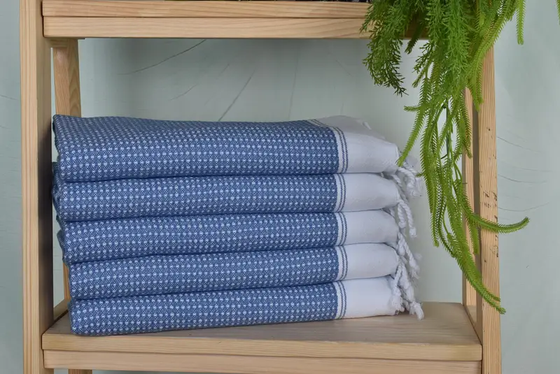 First Wedding Anniversary Gift, Personalized Dish Towel, Wedding Favors, Turkish Tea Towel, 32x16 Cotton Striped Towel, Merry Christmas Gifts - 1