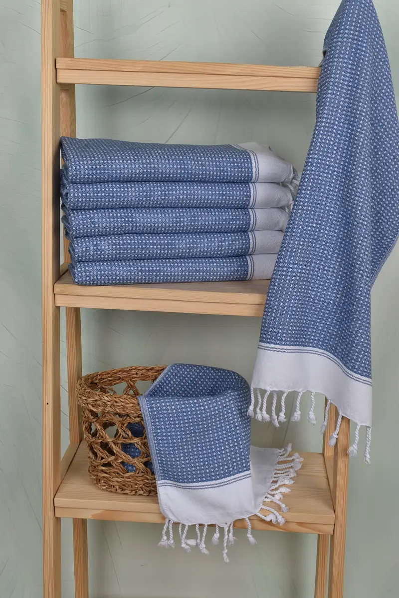 First Wedding Anniversary Gift, Personalized Dish Towel, Wedding Favors, Turkish Tea Towel, 32x16 Cotton Striped Towel, Merry Christmas Gifts - 3
