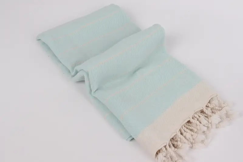 Personalized Gift, Wedding Favors, Grandma Gift, 70x40 Cotton Herringbone Towel, Bachelorette Party Favors, Organic cotton Turkish peshtemal towel - 6