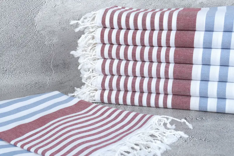 Bridesmaid Towel, Gym Towel, Bachelor Bachelorette Party Favors, Summer Gift, Monogram Turkish Towel, Peshtemal, 68x36 Cotton Striped Towel - 2