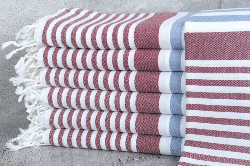 Bridesmaid Towel, Gym Towel, Bachelor Bachelorette Party Favors, Summer Gift, Monogram Turkish Towel, Peshtemal, 68x36 Cotton Striped Towel - 1