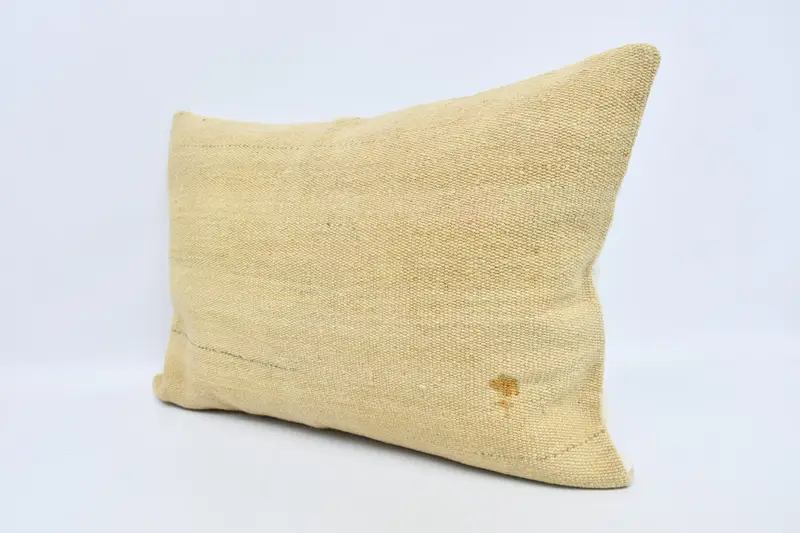 Kilim Cushion Sham, Cushion Case, 20x28 Beige Pillow, Boho Pillow Sham Cover, Gift Pillow, Couch Cushion Cover, Ethnic Cushion Cover - 4