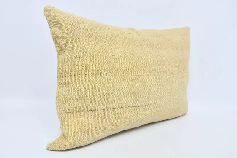 Kilim Cushion Sham, Cushion Case, 20x28 Beige Pillow, Boho Pillow Sham Cover, Gift Pillow, Couch Cushion Cover, Ethnic Cushion Cover - 3