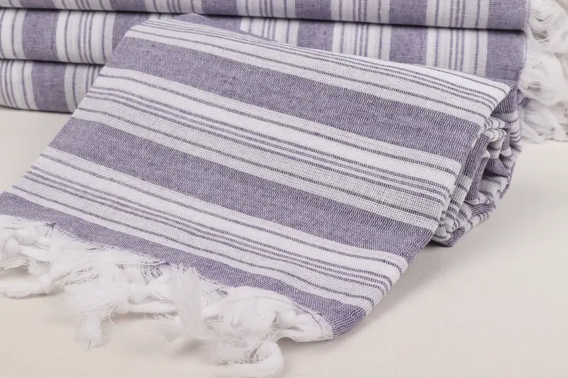 Sand-resistant towel, Best spa Turkish towel for luxury home decor, Home Decor Gifts, Valentines Gift, Turkish towel, 70x40 Cotton Striped Towel - 4