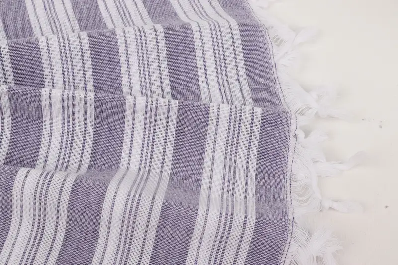 Sand-resistant towel, Best spa Turkish towel for luxury home decor, Home Decor Gifts, Valentines Gift, Turkish towel, 70x40 Cotton Striped Towel - 8