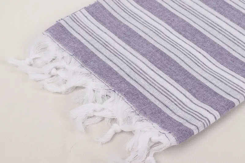 Sand-resistant towel, Best spa Turkish towel for luxury home decor, Home Decor Gifts, Valentines Gift, Turkish towel, 70x40 Cotton Striped Towel - 7