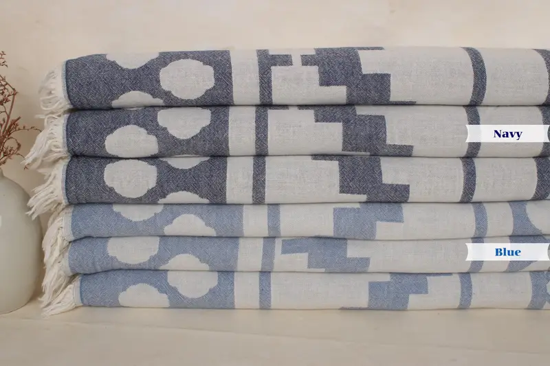 Quick-dry towel, Gift For The Home Decor, Family Gift, Luxury towel, Spa Gift Towel, 70x36 Cotton Geometric Towel, Beach Towel Bulk, Towel With Name - 2
