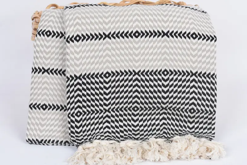 Turkish beach towel, Gifts For Him, Absorbent Turkish towel, Spa Gift Towel, Engagement Gift, 80x40 Cotton Diamond Towel, Gift For Wedding Day - 5