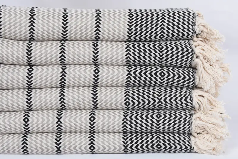 Turkish beach towel, Gifts For Him, Absorbent Turkish towel, Spa Gift Towel, Engagement Gift, 80x40 Cotton Diamond Towel, Gift For Wedding Day - 3