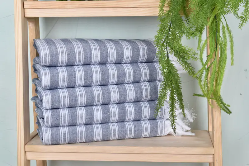 Kids Beach Towel, Large Turkish Towel, Yoga Towel, Custom Towel, Unique Wedding Gift, Gift For Bride, Turkish hand towel, 70x40 Cotton Striped Towel - 1