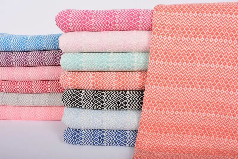 Valentines Gift, Peshtemal Towel, Personalized Wedding Gift, Housewarming Gift, Custom Wedding Gift, 70x38 Cotton Diamond Towel, Pool Towels - 1
