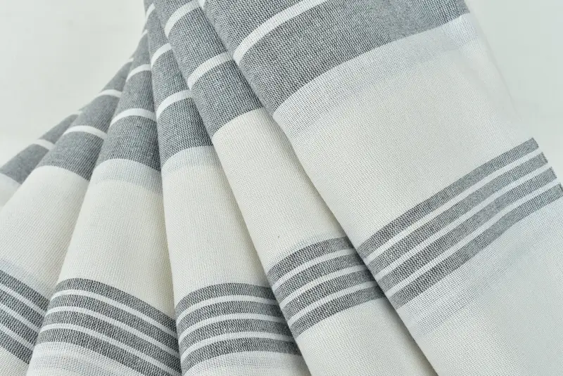 Custom Wedding Gifts, 68x36 Cotton Striped Towel, Halloween Gifts, Quick-Dry Beach Towel, Handmade Turkish Towel, Fouta towel, Bulk Order Towel - 5