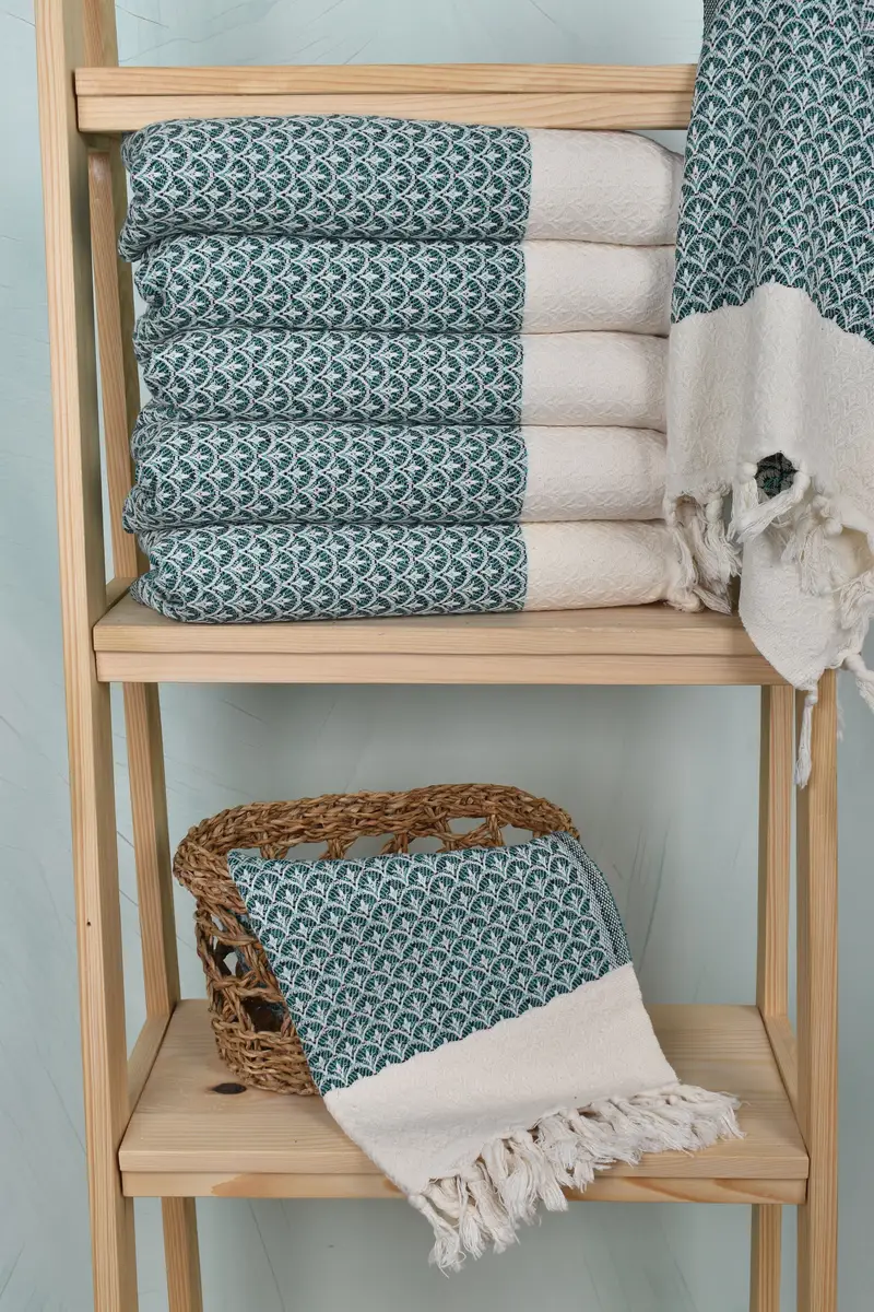 Small Bath Towels, 34x18 Cotton Floral Design Towel, Kitchen Towel, Monogrammed Hand Towel, Custom Turkish Towel, Handmade Gift, Embroidery Towels - 3