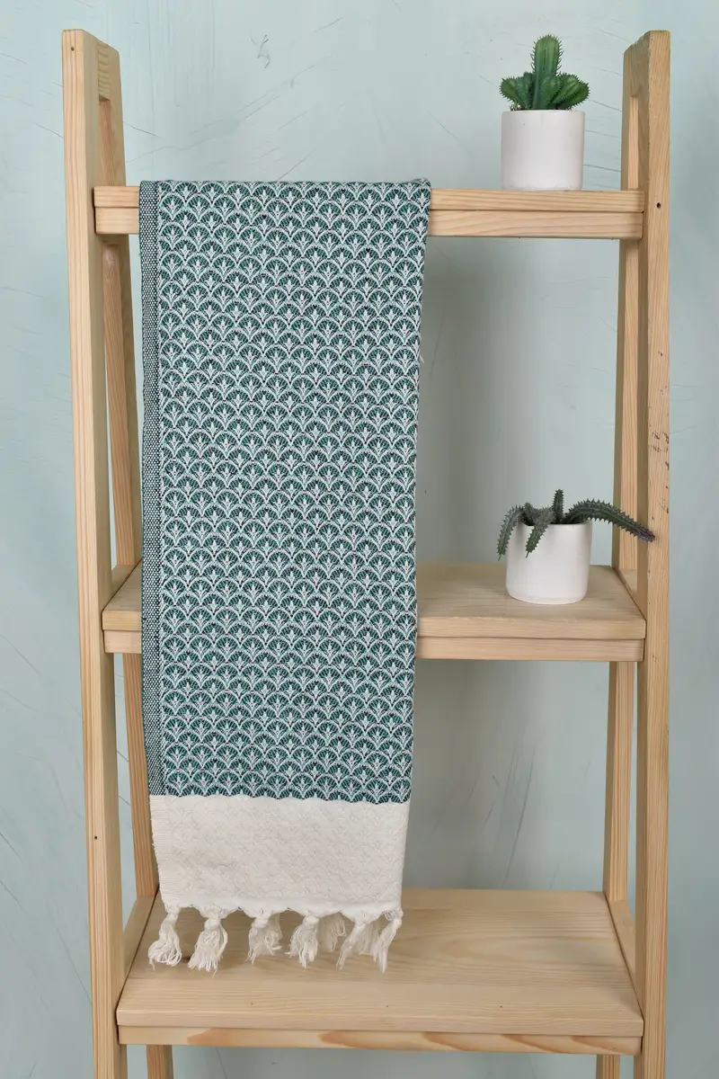 Small Bath Towels, 34x18 Cotton Floral Design Towel, Kitchen Towel, Monogrammed Hand Towel, Custom Turkish Towel, Handmade Gift, Embroidery Towels - 8