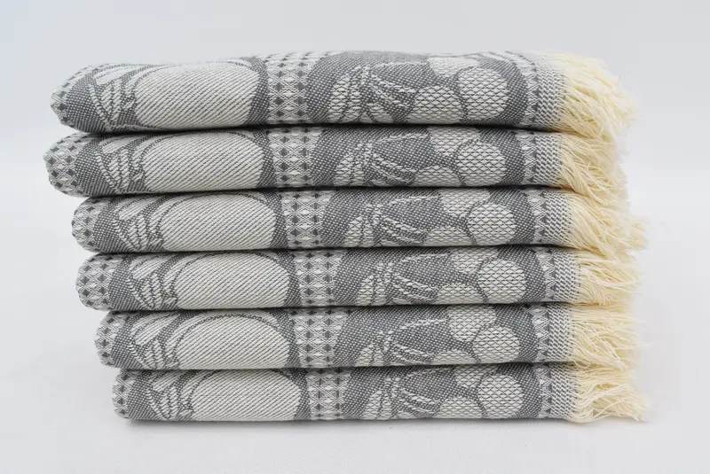 Wedding Favors, Best Friend Gift, Gift For Best Friend, Monogram Kitchen Towel, 28x20 Cotton Fruits Patterned Towel, Personalized Kitchen Towel - 2