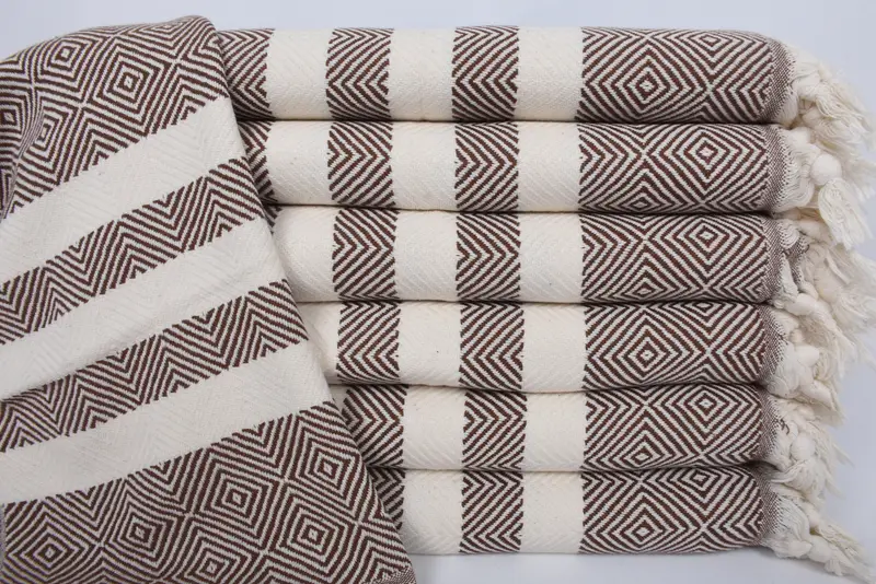 32x20 Cotton Diamond Towel, Turkish Towel, Xmas Gifts, Personalized Dish Towel, Wedding Favors, Bachelorette Party Gifts For Bride, Bridesmaid Gifts - 1