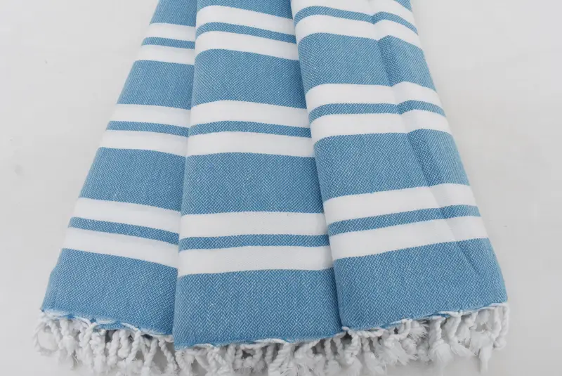 Gift For Wedding Day, Lightweight Turkish towel, 70x40 Cotton Striped Towel, Family Gift, Wedding Anniversary Gift, Hammam towel, Bachelor Gifts - 3