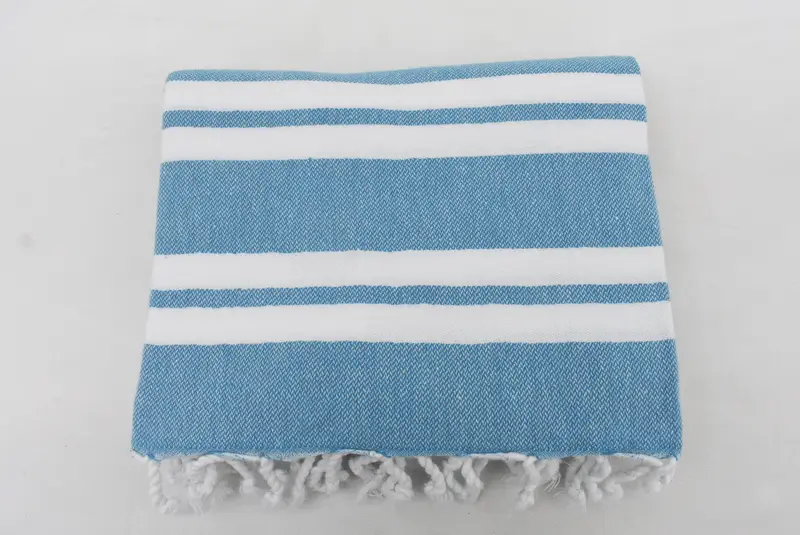 Gift For Wedding Day, Lightweight Turkish towel, 70x40 Cotton Striped Towel, Family Gift, Wedding Anniversary Gift, Hammam towel, Bachelor Gifts - 6