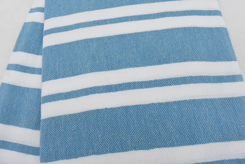 Gift For Wedding Day, Lightweight Turkish towel, 70x40 Cotton Striped Towel, Family Gift, Wedding Anniversary Gift, Hammam towel, Bachelor Gifts - 5