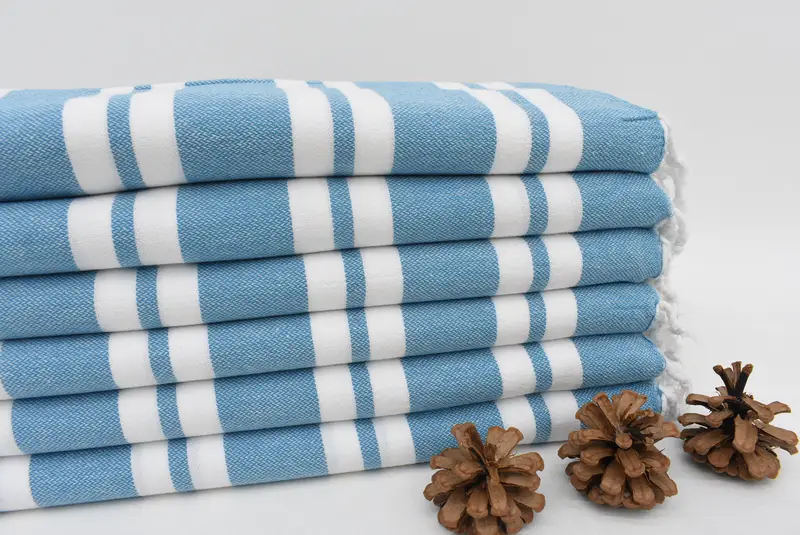 Gift For Wedding Day, Lightweight Turkish towel, 70x40 Cotton Striped Towel, Family Gift, Wedding Anniversary Gift, Hammam towel, Bachelor Gifts - 2