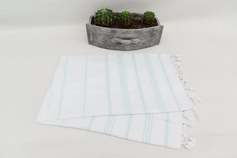 Toalla de toalla turca, toalla a rayas de algodón 40x24, favores de Navidad, regalos personalizados, toallas de monograma, regalos de Navidad, toalla de cocina personalizada - 8