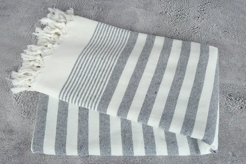 Absorbent Turkish towel, Bachelorette Party Gifts, Sand-resistant towel, Travel towel, 68x40 Cotton Striped Terry Towel, Bachelor Party Favors - 6