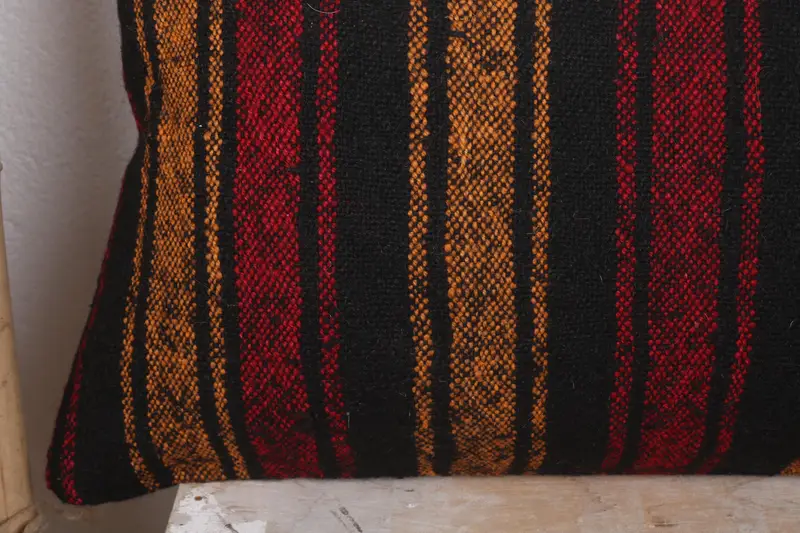 Vintage Kilim Pillow Cushion Case, Pillow for Sofa, Vintage Kilim Pillow, Pillow Sham, 12x36 Red Pillow Cover, Vintage Kilim Throw Pillow - 3