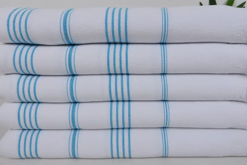 Wedding Anniversary Gift, 68x36 Cotton Striped Terry Towel, Custom Beach Towel, Custom Wedding Gift, Personalized Bridesmaid Gift, Gift Boxes Towel - 3