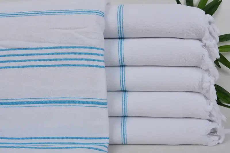 Wedding Anniversary Gift, 68x36 Cotton Striped Terry Towel, Custom Beach Towel, Custom Wedding Gift, Personalized Bridesmaid Gift, Gift Boxes Towel - 2