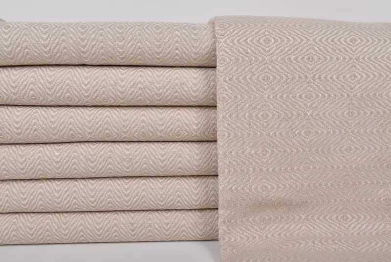 Quick-dry towel, Thin towel, Bachelor Gift, Custom Towel, Turkish Bath Towel Set, 70x40 Cotton Zigzag Diamond Towel, Turkish Towel Monogram - 1