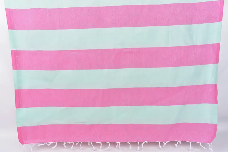 Turkish beach towel with fringe, Turkish bath towel, Gym Towel, Absorbent Turkish towel, 70x40 Cotton Striped Towel, Beach Towel Gift, Gift For Mom - 8