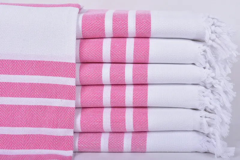 70x40 Cotton Herringbone Towel, Cotton towel, Anniversary Gift For Her, Unique Wedding Gift, Bachelorette Party Favors, Monogram Turkish Towel - 1