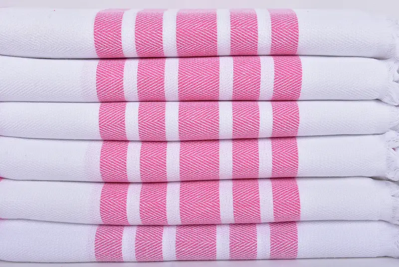 70x40 Cotton Herringbone Towel, Cotton towel, Anniversary Gift For Her, Unique Wedding Gift, Bachelorette Party Favors, Monogram Turkish Towel - 2