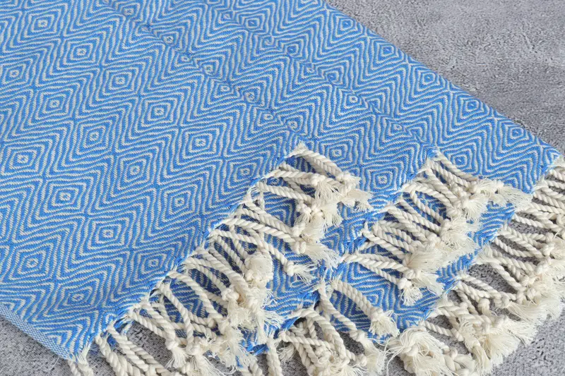 Personalized Kitchen Towel, Monogram Kitchen Towel, Bachelorette Party Favors, 36x18 Cotton Zigzag Diamond Towel, Bridesmaid Gifts, Boyfriend Gift - 5