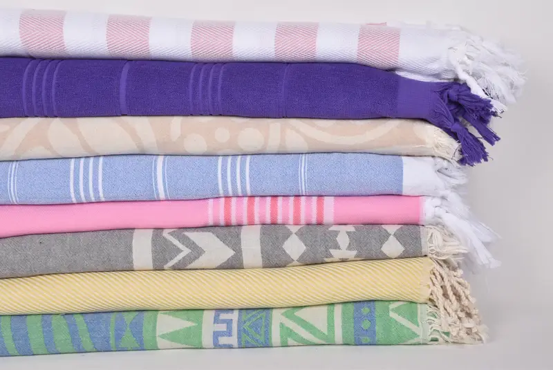 Bachelorette Party Favor, Travel Towel, Sand-free towel, Turkish towel, Personalized Bridesmaid Gift, 70x40 Cotton Set of 8 Towel, Kids Beach Towel - 2