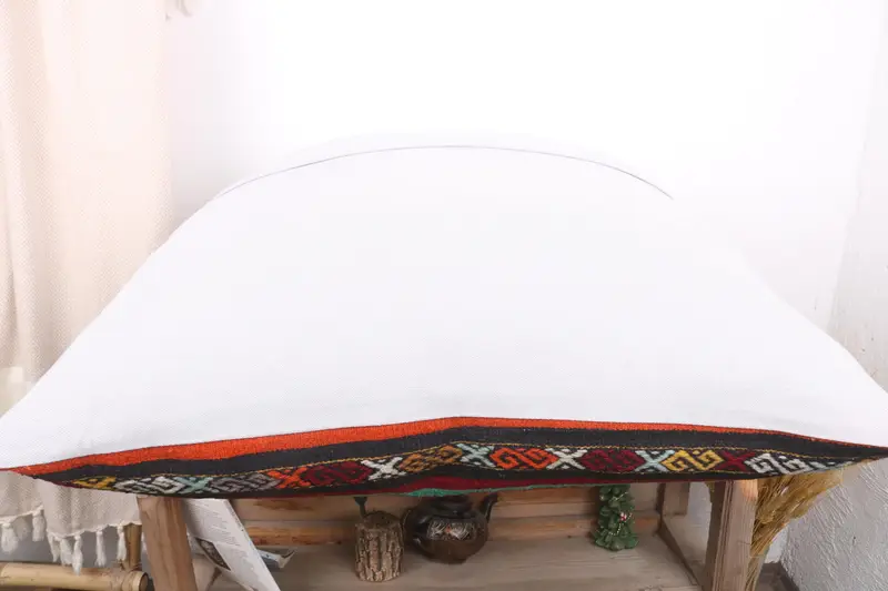 Vintage Pillow Case, Couch Pillow, Kilim Pillow, 32x32 Red Cushion, Patio Pillow, Pillow Sham, Pillow for Couch, Boho Pillow - 7