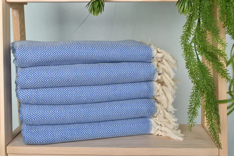 Best spa Turkish towel for luxury home decor, 70x40 Cotton Herringbone Towel, Embroidery Towels, Custom Towel, Bridesmaid Gifts, Wedding Gifts Towel - 2